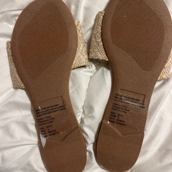 O'Neill Natalie Women's Cream and Brown Slide Sandals - Picture 4 of 5